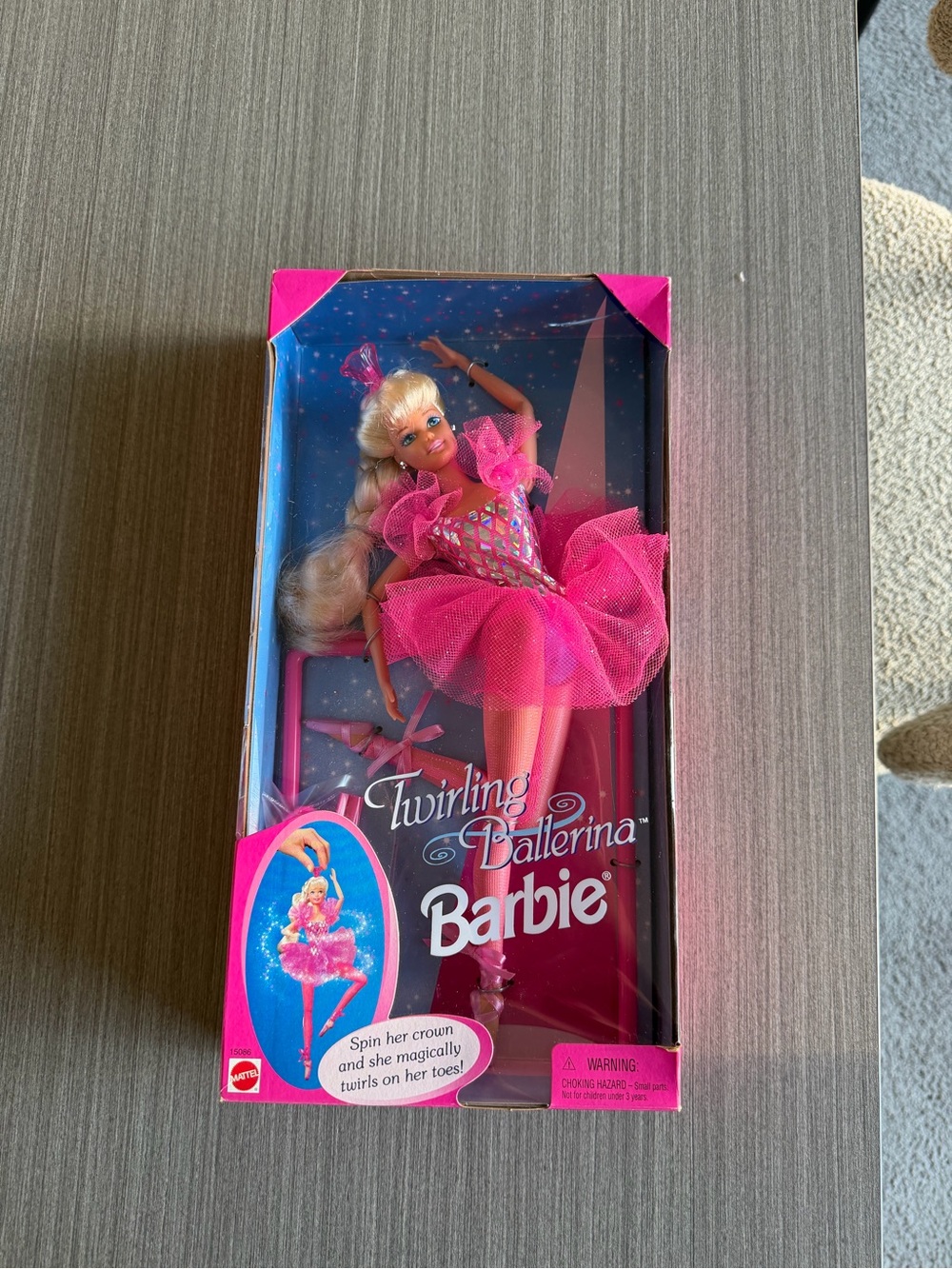 Barbie Twirling Ballerina Doll - Hot Pink
